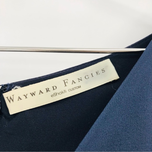 Wayward Fancies Ombre Star Drop Waist Midi Dress Blue Size Small - Picture 3 of 13